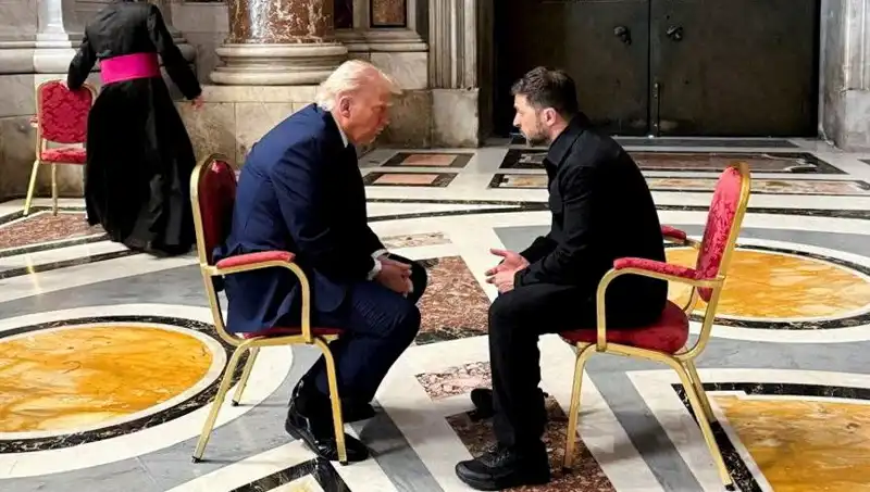Zelenski'den Trump'a Göz Alıcı Açıklama: Vatikan'daki Görüşme Ayrıcalıklıydı