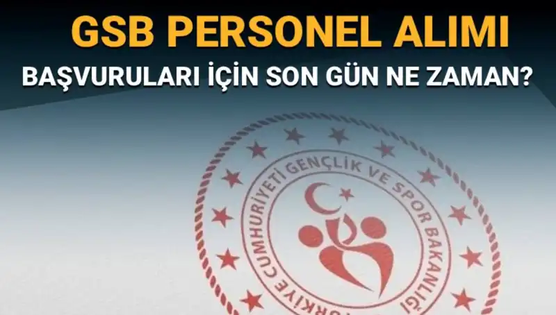 Gençlik ve Spor Bakanlığı'ndan Uzman Ekip: Personel Alımı Başvurusunda Son Gün Yaklaşıyor!