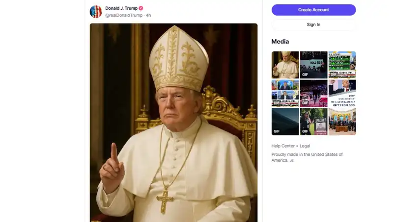 Trump’ın Papalık İlişkisi: Kendi Fotoğrafı ile Güç Gösterdi