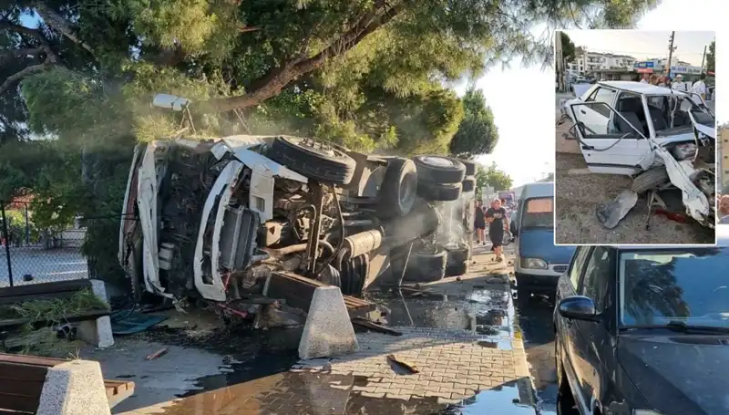 Büyük Facia: Freni Patlayan Kamyon Trafik Işığında Otomobilleri Biçti