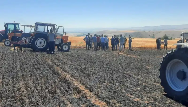 Yozgat’ta 100 Dönüm Tarım Arazisi Söndürülemedi, Kül Oldu!