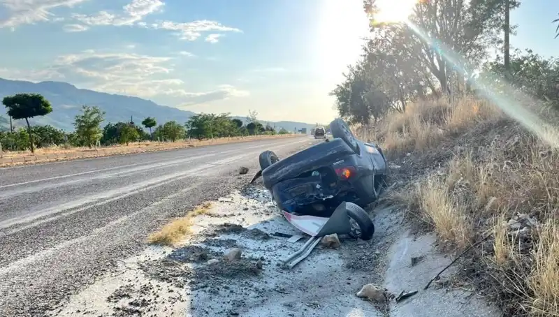 Adıyaman'da Otomobil Takla Attı: Kaza Anına Tanıklık Edenler Şokta