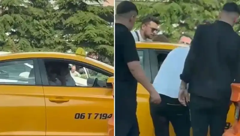 Trafikte Tartıştığı Taksi Şoförüne Yumruk Atan Kişi Gözaltına Alındı