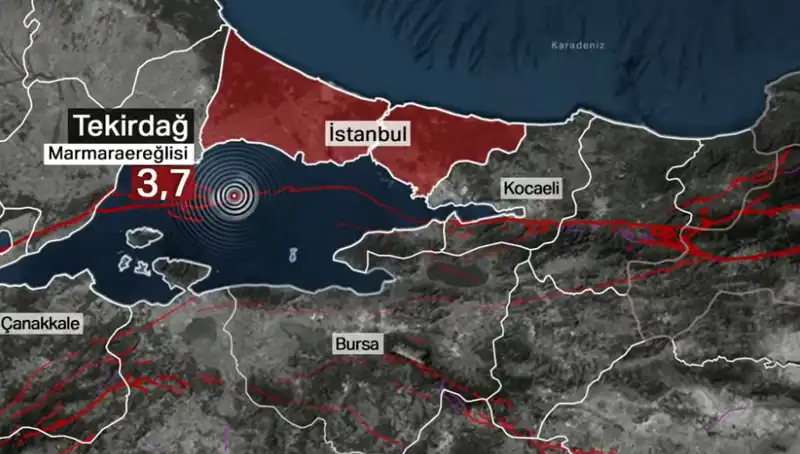 Marmara Denizi’nde Sarsan 3,7 Büyüklüğünde Deprem: Uzmanlardan Açıklamalar