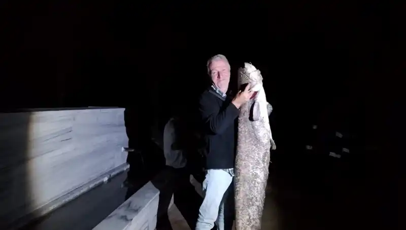 Barajda Oltasına Takılan Dev Balık: 40 Kilogramlık Av Hayali Gerçek Oldu